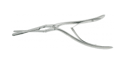 MIDDLETON-JANSEN SEPTUM FORCEPS 4 x 11MM CUP JAWS, LENGTH 7 1/2" 3 x 13MM THRU-CUT JAWS, NARROW SHAFT, LENGTH 7 1/2" 4 x 14MM THRU-CUT JAWS, LENGTH 7 1/2" GERMAN STAINLESS STEEL O.R. GRADE STAINLESS STEEL