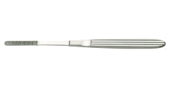 MCINDOE NASAL RASP, STRAIGHT, FORWARD CUTTING, 6 3/4" GERMAN STAINLESS STEEL O.R. GRADE STAINLESS STEEL