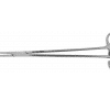 WHITE TONSIL SEIZING FORCEP, SLIGHTLY ANGLED, 4X4 TEETH, 9" GERMAN STAINLESS STEEL O.R. GRADE STAINLESS STEEL